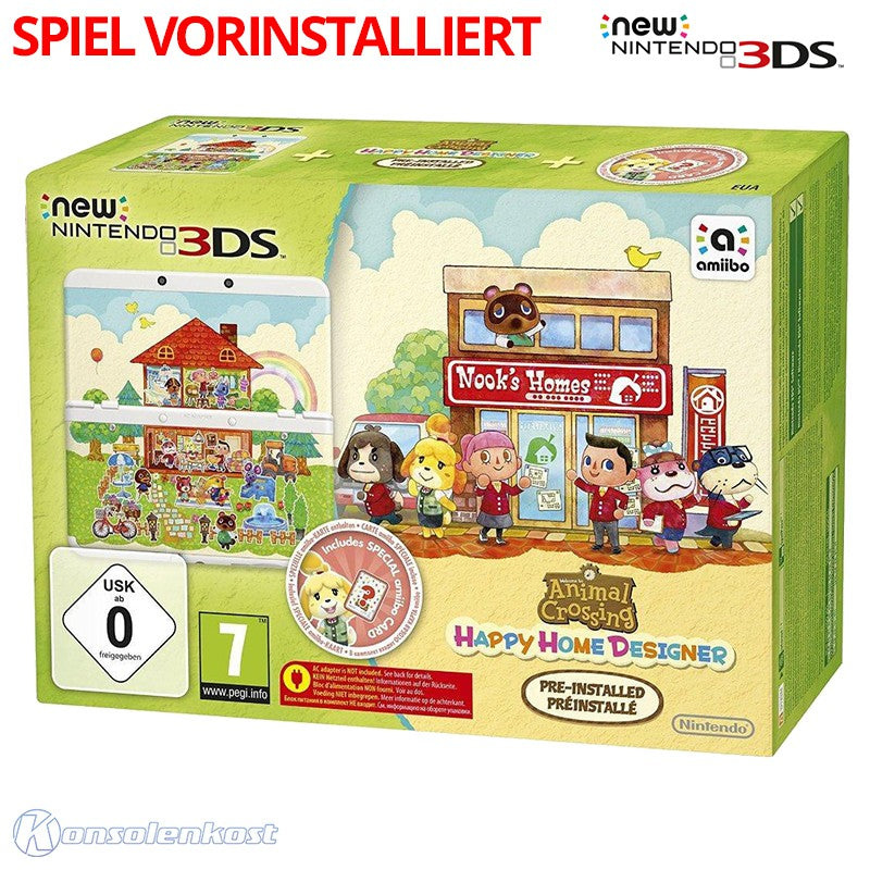 Konsole Animal Crossing Edition + Spiel vorinst. + Netzteil — Animal Crossing Edition