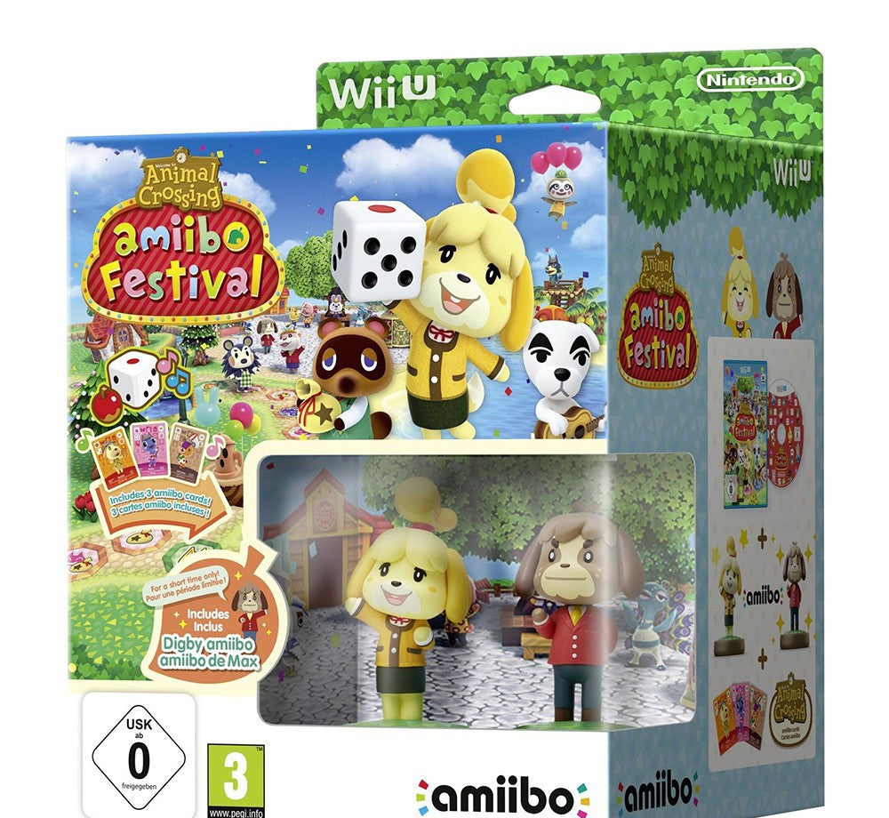 Animal Crossing: Amiibo Festival + 2 Figuren + 3 Karten