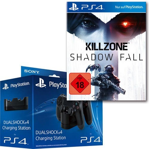 Killzone: Shadow Fall + orig. Dual Charging Station / Ladestation für 2 Controller (DE)