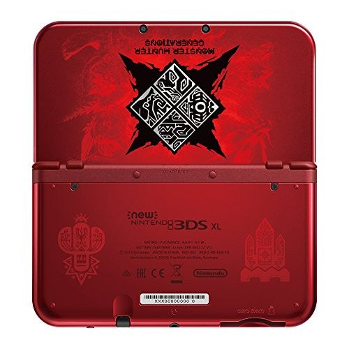 Konsole XL Monster Hunter Generations Edition + Spiel vorinst. + Netzteil — Monster Hunter Generations Edition