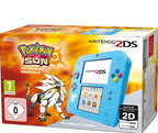 Konsole hellblau Pokémon Sonne Edition + Spiel vorinstalliert + Netzteil — hellblau Pokémon Sonne Edition