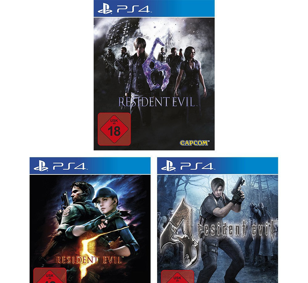 Resident Evil Megapack: Teil 4 + 5 + 6 (DE)