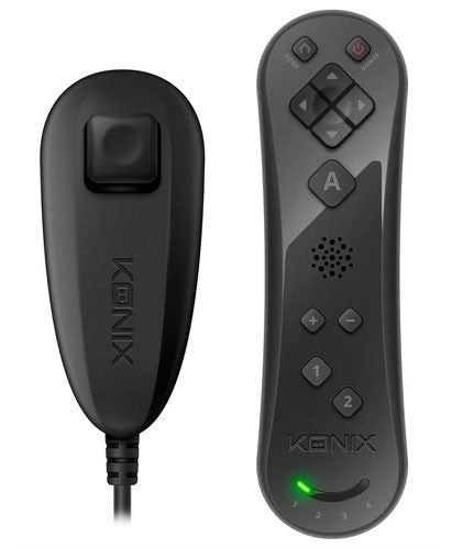 Remote & Nunchuk Controller schwarz [Konix]