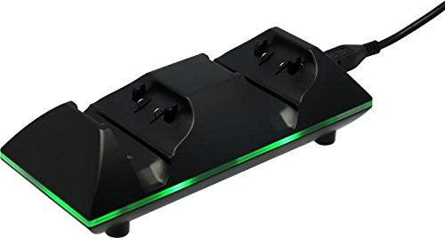 Ladestation für 2 Controller + 2 Akkus [Konix]