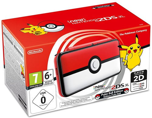 Konsole New 2DS XL + Netzteil Pokeball Edition