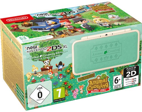 SA 2035: Konsole New 2DS XL Animal Crossing Edition + Netzteil