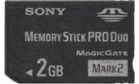 Memory Stick / Speicherkarte Pro Duo Mark2 2GB MagicGate [Sony]