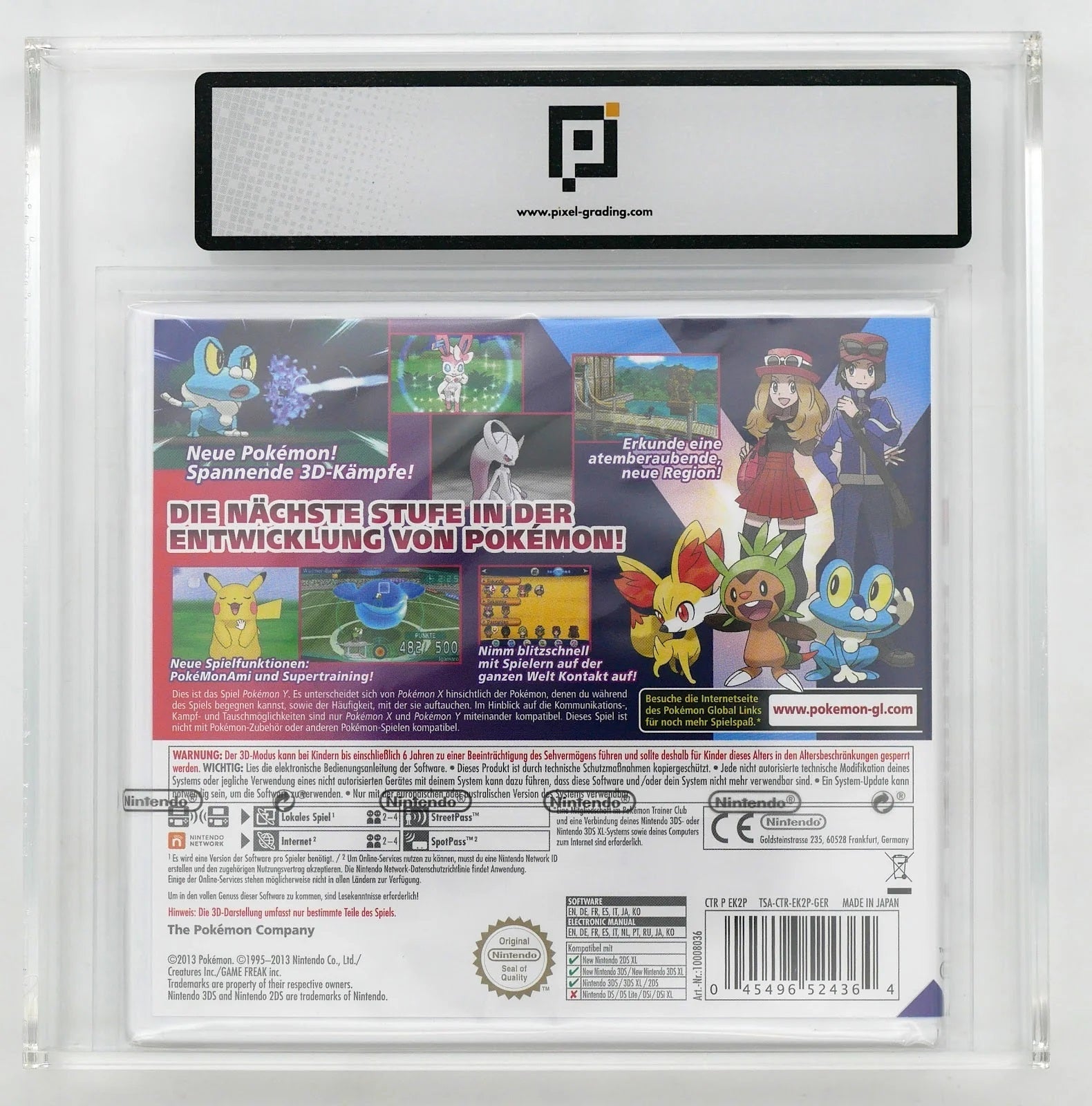 Pokémon Y Pixel Grading SEALED 85+ 57198012 (DE) · Sammlerstück