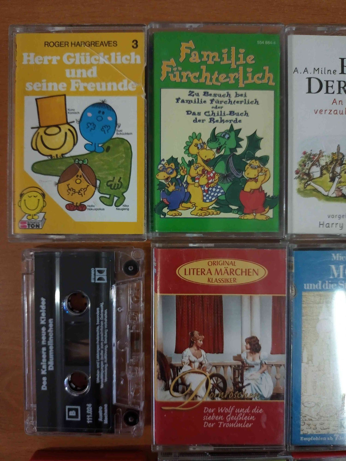 MC Kassetten-Set S47: Pu der Bär, Momo, Rudolph Europa Karussell Kinder Sammlung