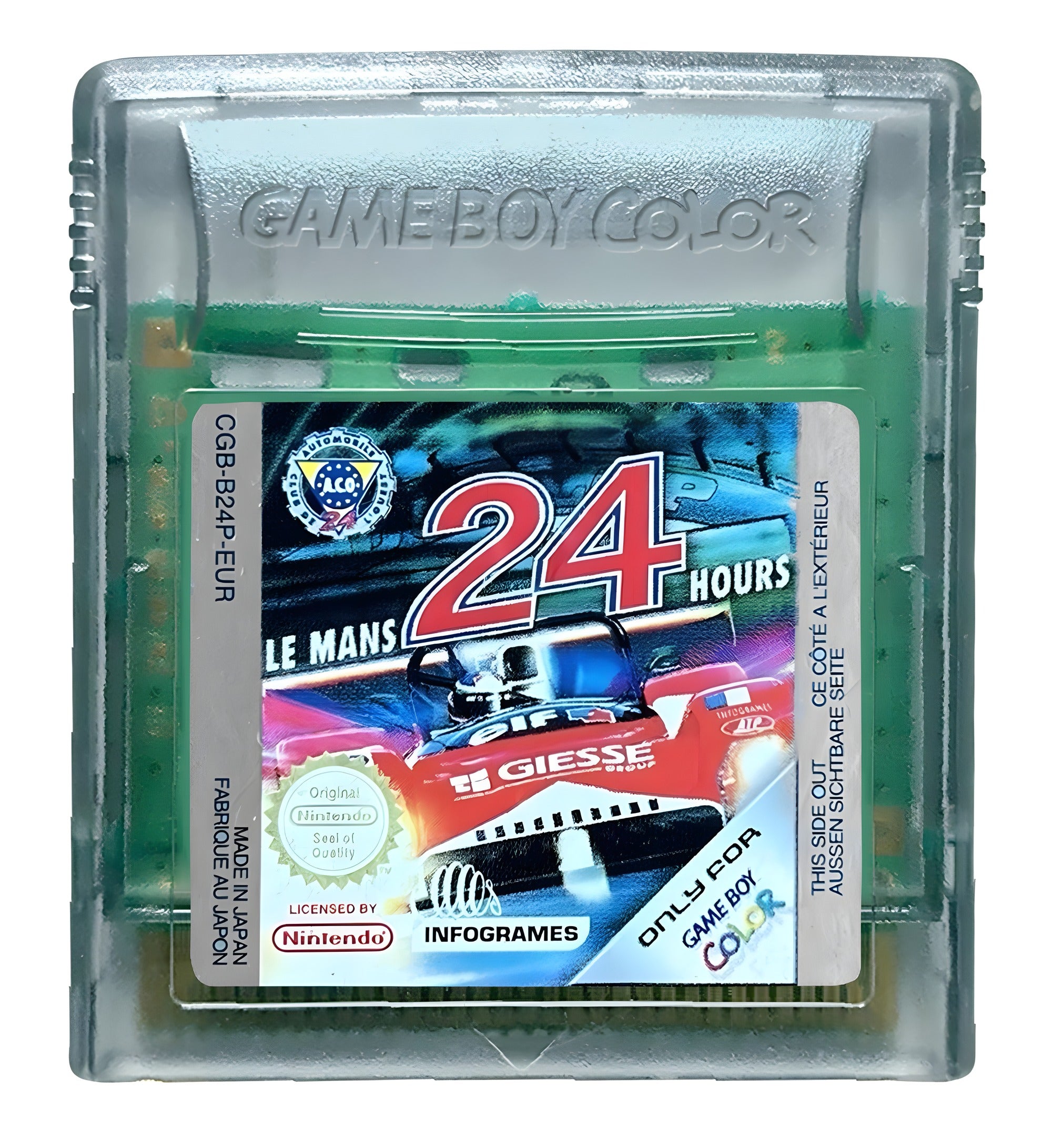 Das Modul von 24 Heures du Mans für GameBoy Color