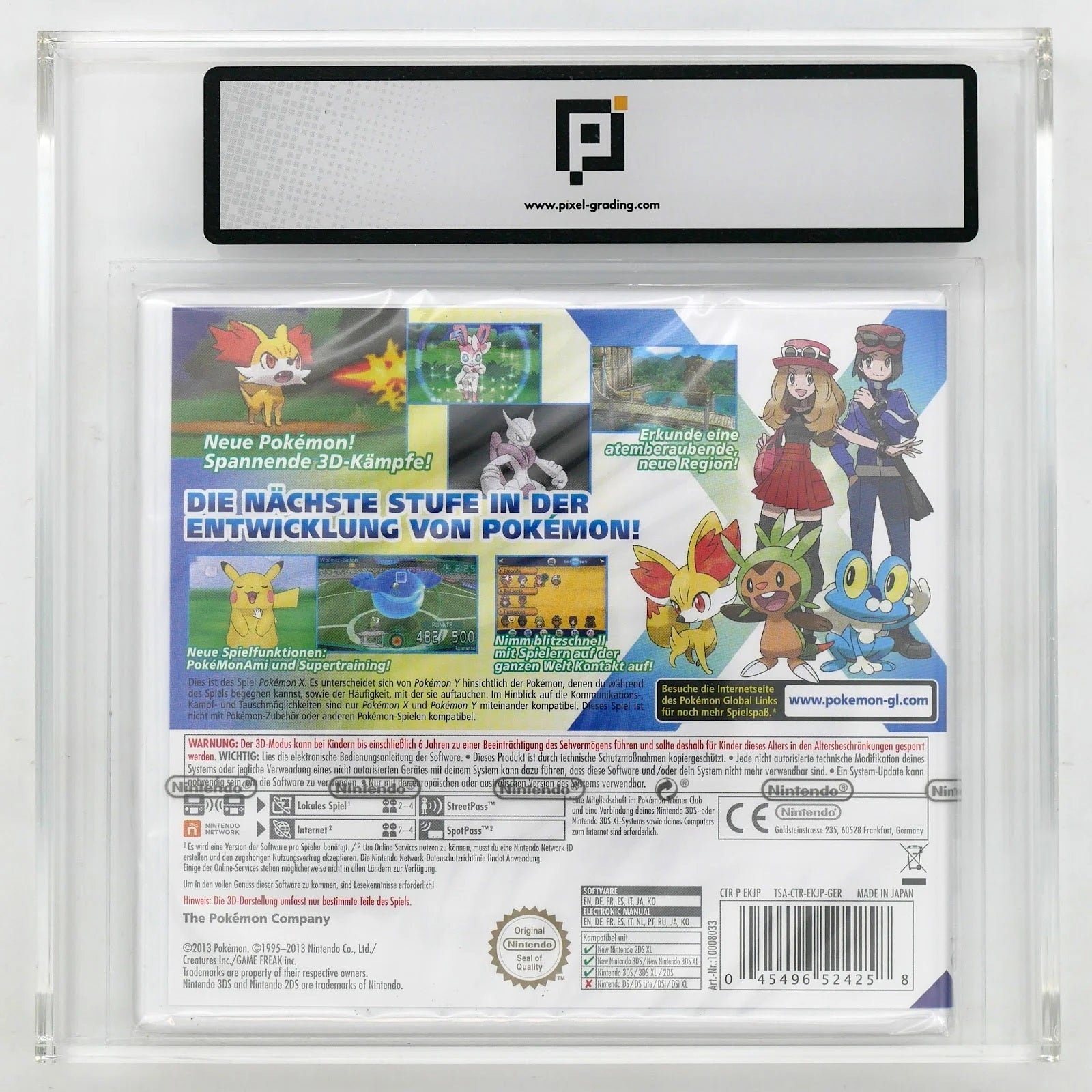 Pokémon X Pixel Grading SEALED 90 69840549 (DE) · Sammlerstück