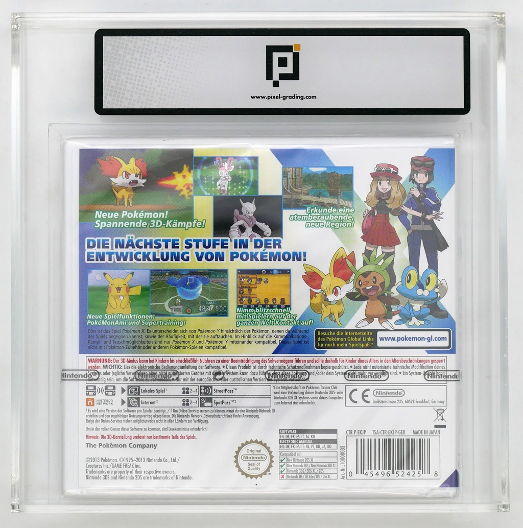 Pokémon X Pixel Grading SEALED 85+ 21890334 (DE) · Sammlerstück