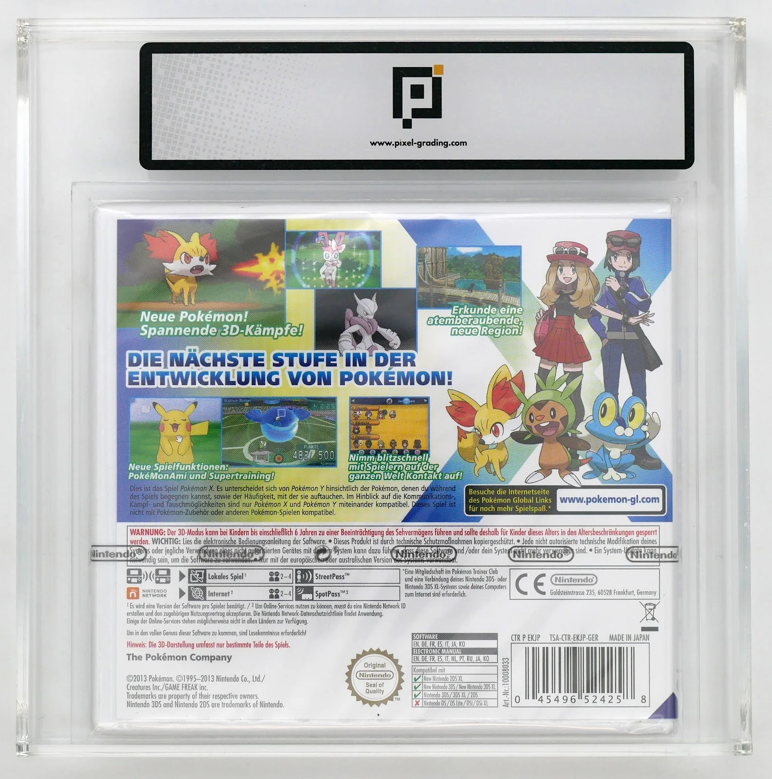 Pokémon X Pixel Grading SEALED 85+ 21890334 (DE) · Sammlerstück