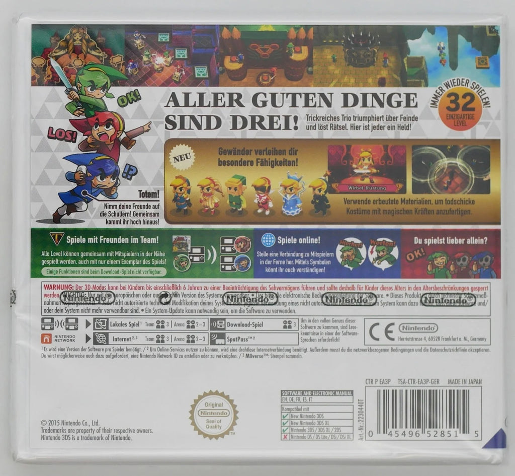The Legend of Zelda: Tri Force Heroes Pixel Grading SEALED 90+ 16806218 (DE) · Sammlerstück