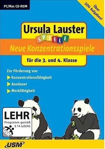 Ursula Lauster: Neue Konzentrationsspiele für die 3. und 4. Klasse