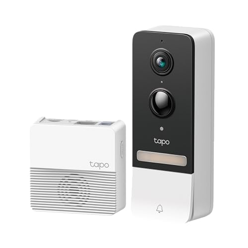 Video Türklingel / Doorbell D230S1 2K 5MP mit KI-Erkennung weiß-schwarz [Tapo]