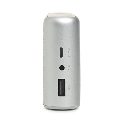 Harman Kardon Deutschland HKTRAVELERSIL Traveller, Kabelloser Slim-Lautsprecher, Konferenzsystem und tragbare Powerbank No Variation silber [Harman Kardon]