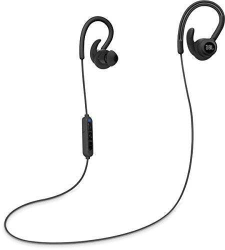JBL Reflect Contour Bluetooth Kopfhörer in schwarz – Kabellose Ohrhörer mit kombinierter In- & Over-Ea