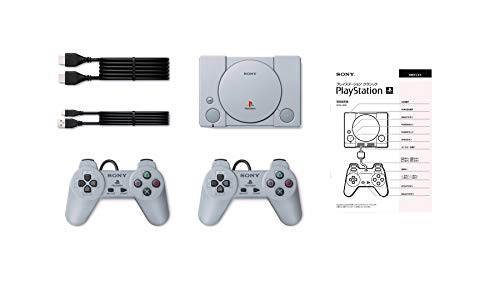 PlayStation Classic Mini Konsole + 2 Original Classic Controller + 20 Spiele (US)