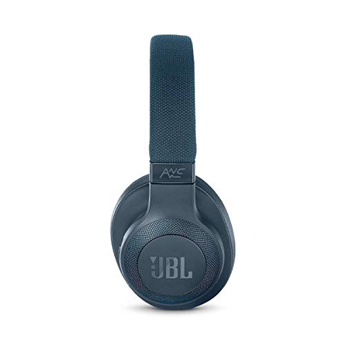 JBL E65BTNC Over Ear Bluetooth Kopfhörer in blau – Active Noise Cancelling Headphones mit JBL Signature Sound – Musikgenuss für bis zu 24 Stunden [JBL]
