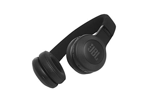 JBL E45BT On-Ear Bluetooth Kopfhörer in schwarz – Headphones mit Textil-Kopfbügel und abnehmbarem Klinkenstecker Kabel – Bis zu 16 Stunden Akkulaufzeit [JBL]
