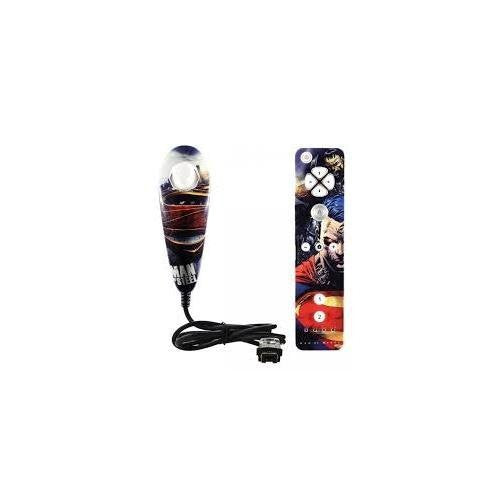 Controller Wii Mote und Nunchuck "Superman - Man of Steel" für Nintendo Wii und Wii U [DMH]