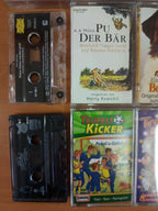 MC Kassetten-Set S44: Felix, Teufelskicker, Pu der Bär Europa Kinder Sammlung