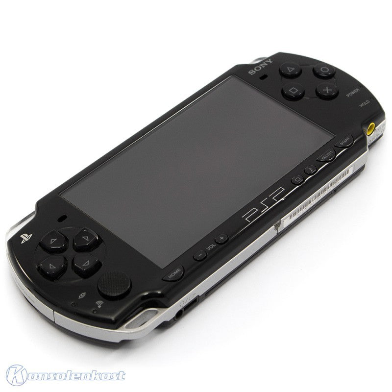 Konsole Slim & Lite 2000er Piano Black / schwarz + Netzteil