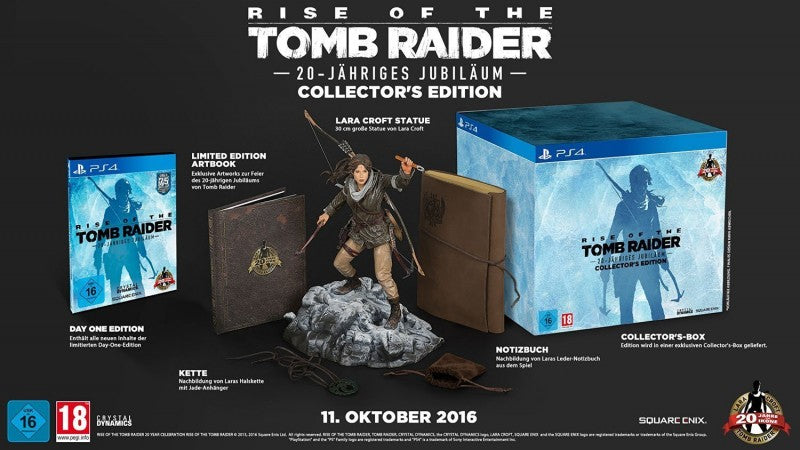 Rise of the Tomb Raider: 20-jähriges Jubiläum (DE) — Collector's Edition