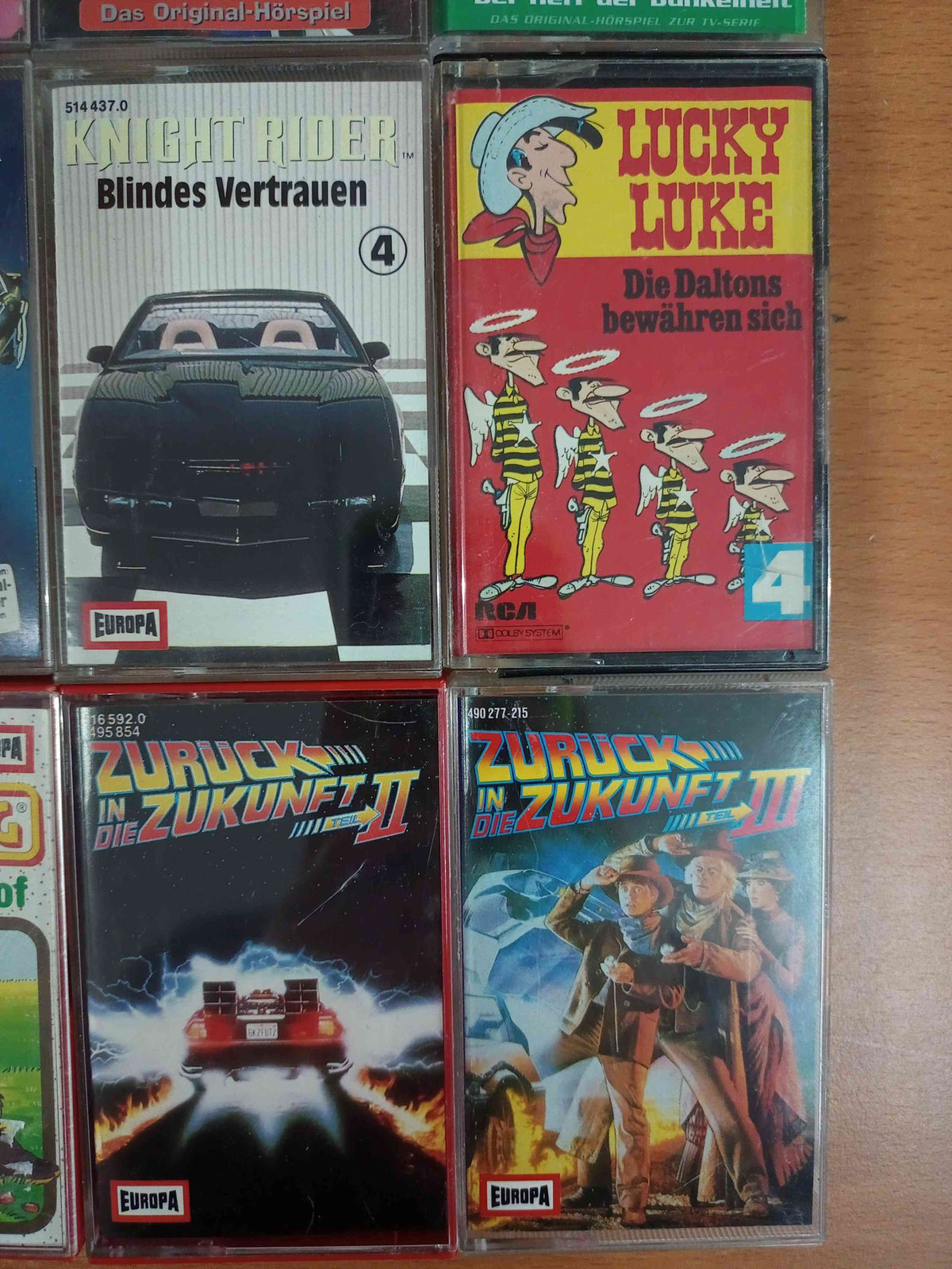 MC Kassetten-Set S60: Knight Rider, Digimon, Dragonball, Yu Gi Oh, Lucky Luke Europa