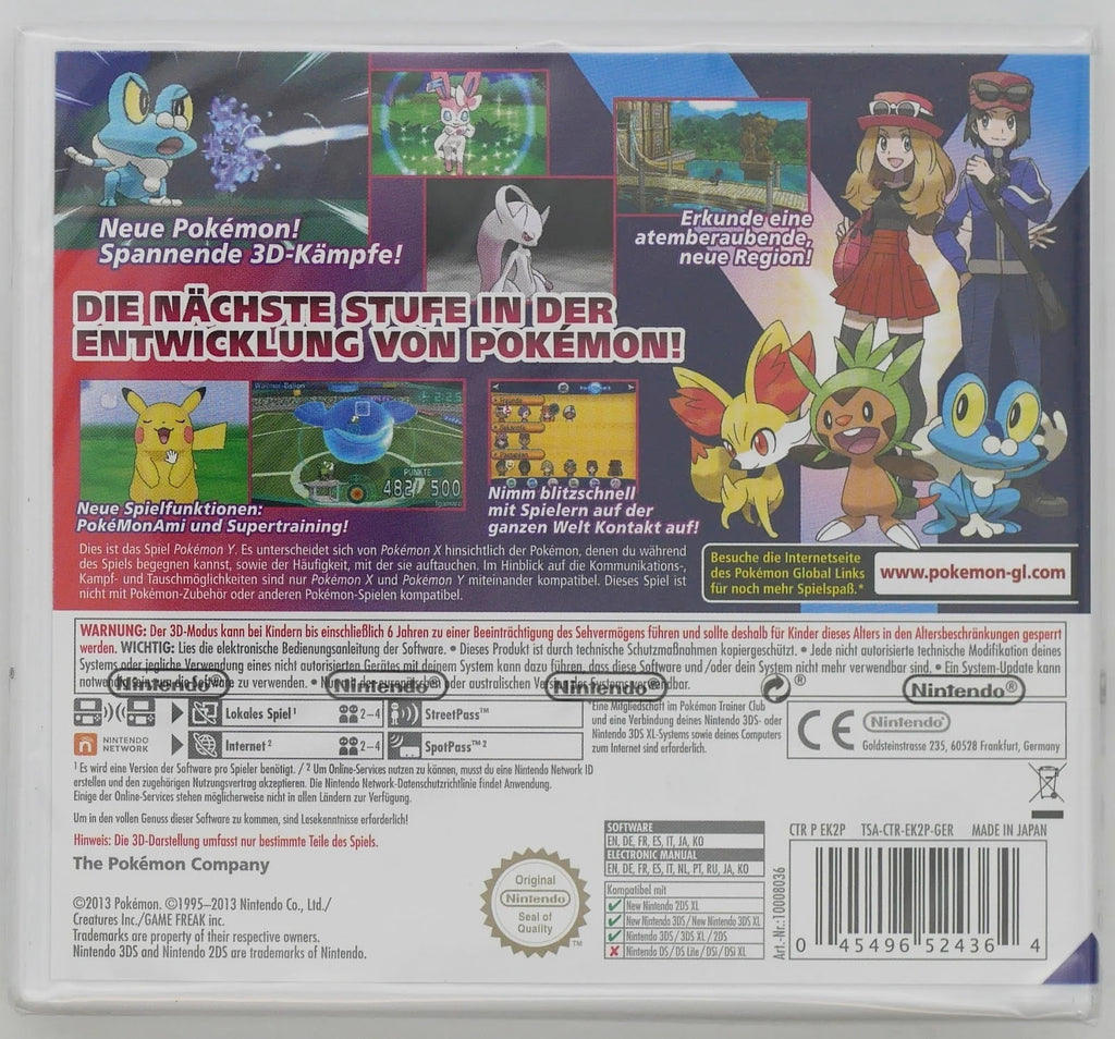 Pokémon Y Pixel Grading SEALED 85+ 34585315 (DE) · Sammlerstück