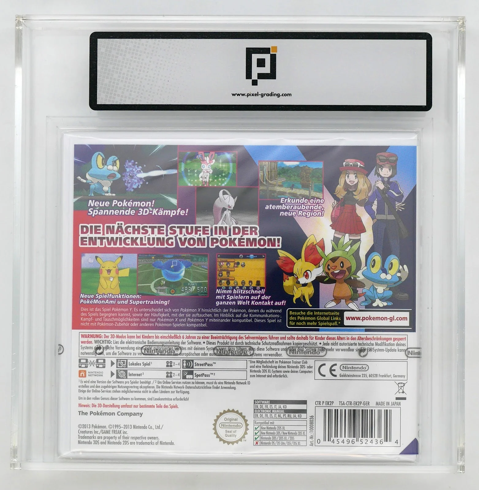 Pokémon Y Pixel Grading SEALED 85+ 40038853 (DE) · Sammlerstück