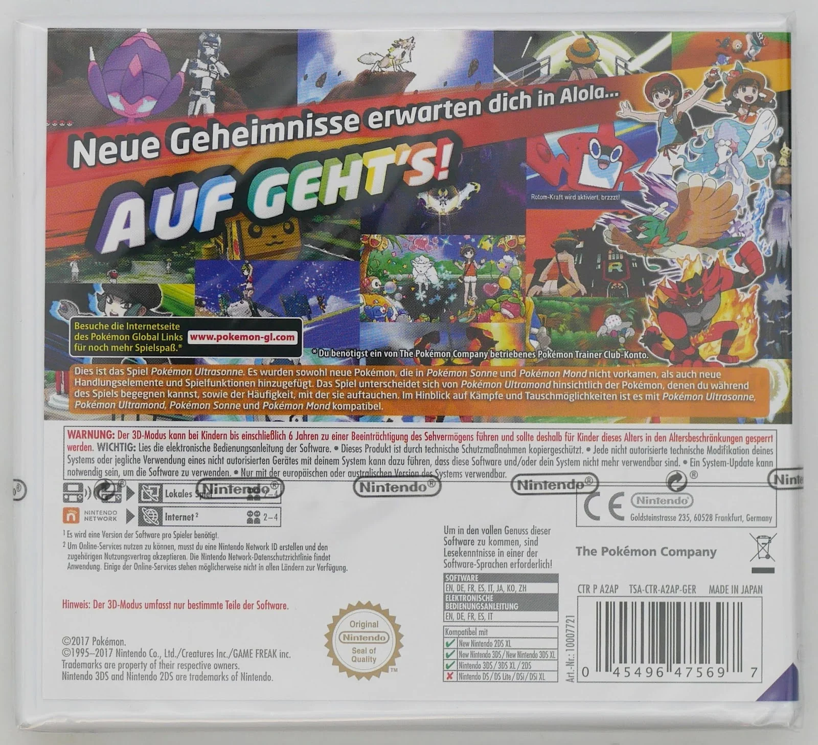 Pokémon: Ultrasonne (DE) · Sammlerstück