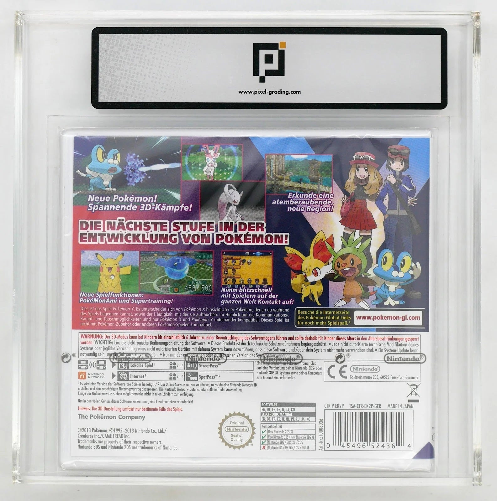 Pokémon Y Pixel Grading SEALED 90 84459385 (DE) · Sammlerstück