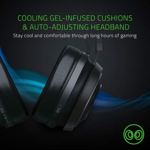 Razer Nari Ultimate Wireless 7.1 Surround Sound Gaming Headset schwarz [Razer]