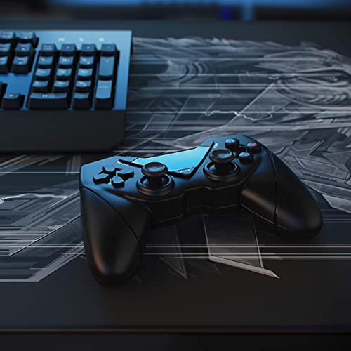 Wireless Gamepad Controller Dual Vibration für PC und Android schwarz [CSL]