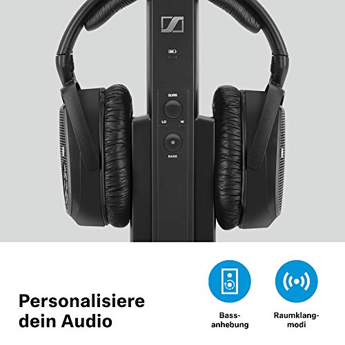 Sennheiser RS 175 Over-Ear Funkkopfhörer HiFi Surround Sound, schwarz [Sennheiser]