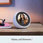 Echo Spot - Smart Alarm Clock with Alexa - weiß [Amazon]
