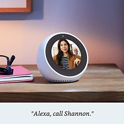 Echo Spot - Smart Alarm Clock with Alexa - weiß [Amazon]