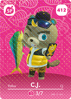 Animal Crossing Amiibokarte 412 Lomeus/C.J. - Serie 5