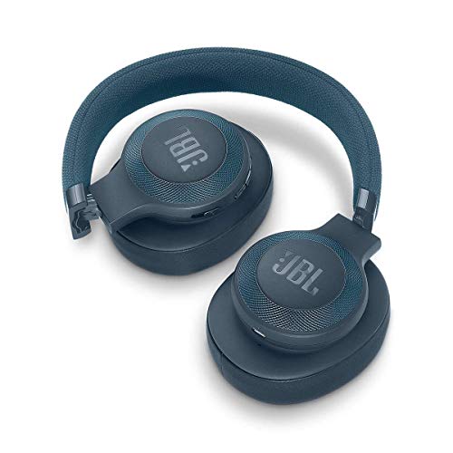 JBL E65BTNC Over Ear Bluetooth Kopfhörer in blau – Active Noise Cancelling Headphones mit JBL Signature Sound – Musikgenuss für bis zu 24 Stunden [JBL]