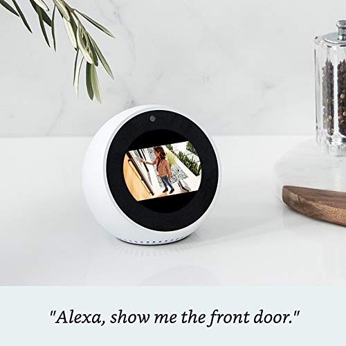 Echo Spot - Smart Alarm Clock with Alexa - weiß [Amazon]
