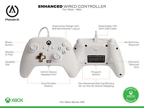 Controller Enhanced Wired offiziell lizenziert nebel [POWER A]