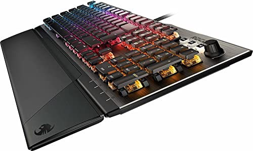 Mechanische RGB Gaming Keyboard Tastatur Roccat Vulcan 120 Tactile silber-grau [Roccat]