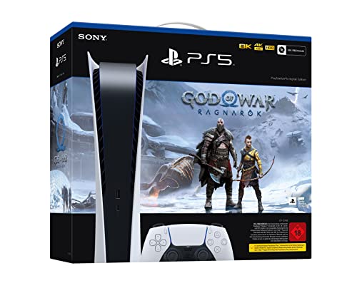 Konsole Digital Edition 825GB God of War Ragnarök Bundle + Spiel + Original Controller