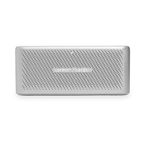 Harman Kardon Deutschland HKTRAVELERSIL Traveller, Kabelloser Slim-Lautsprecher, Konferenzsystem und tragbare Powerbank No Variation silber [Harman Kardon]