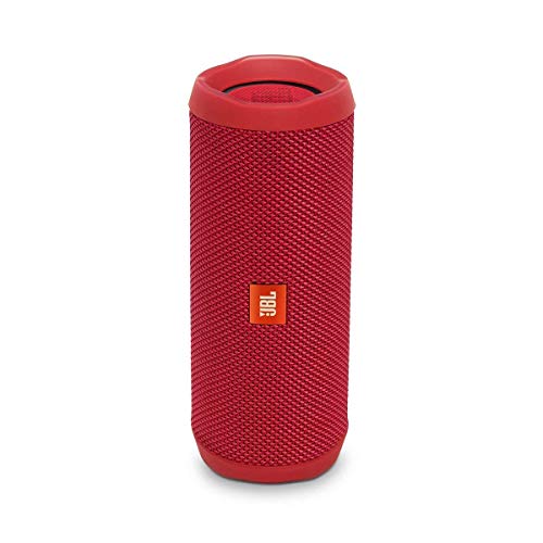 JBL Flip 4 Bluetooth Box in rot – Wasserdichter, tragbarer Lautsprecher mit Freisprechfunktion & Sprachassistent – Bis zu 12 Stunden Wireless Streaming mit nur einer Akku-Ladung [JBL]