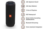 JBL Flip 4 Bluetooth Box in schwarz – Wasserdichter, tragbarer Lautsprecher mit Freisprechfunktion & Sprachassistent – Bis zu 12 Stunden Wireless Streaming mit nur einer Akku-Ladung [JBL]