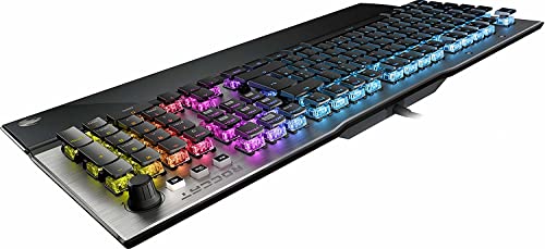 Mechanische RGB Gaming Keyboard Tastatur Roccat Vulcan 120 Tactile silber-grau [Roccat]