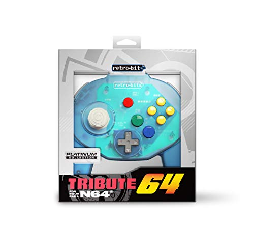 Controller / Pad Tribute 64 Ocean Blue [retro-bit]